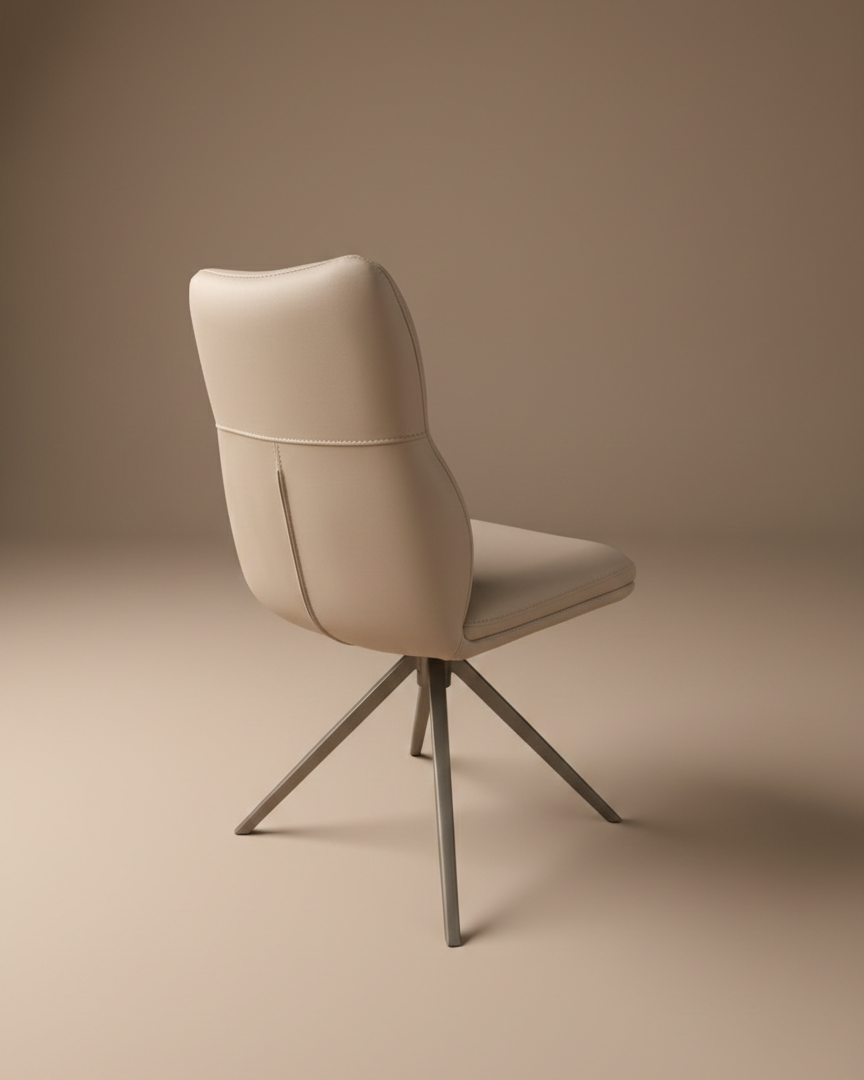 Ritz Light Taupe PU Dining Chair