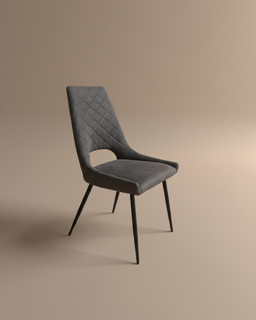 Salto Vintage Grey PU Dining Chair
