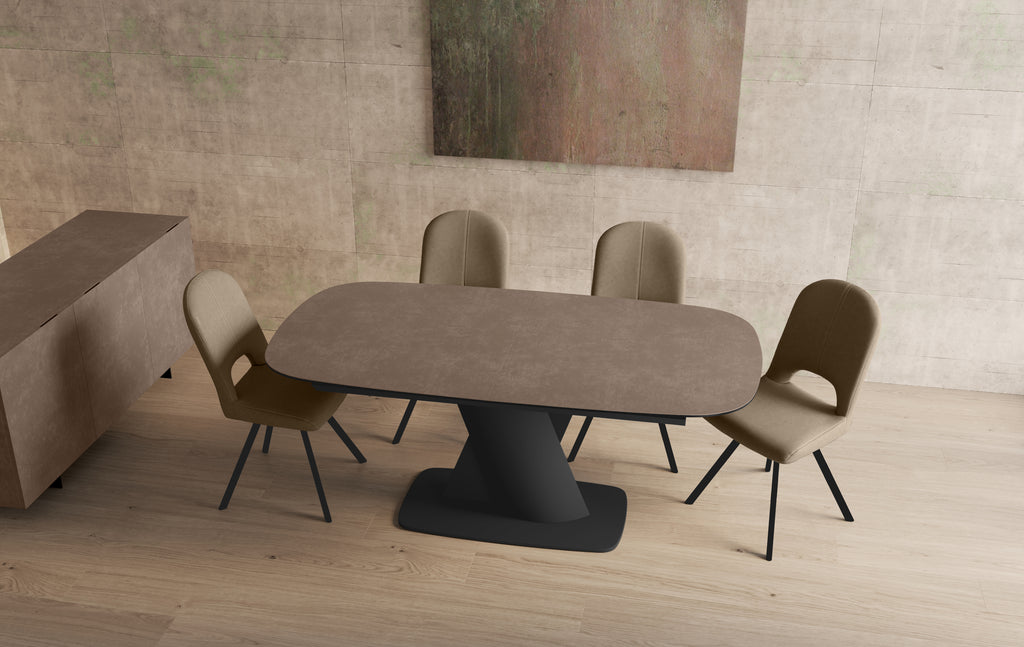 Diva Taupe Dining Table