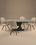 Diva Taupe Dining Table