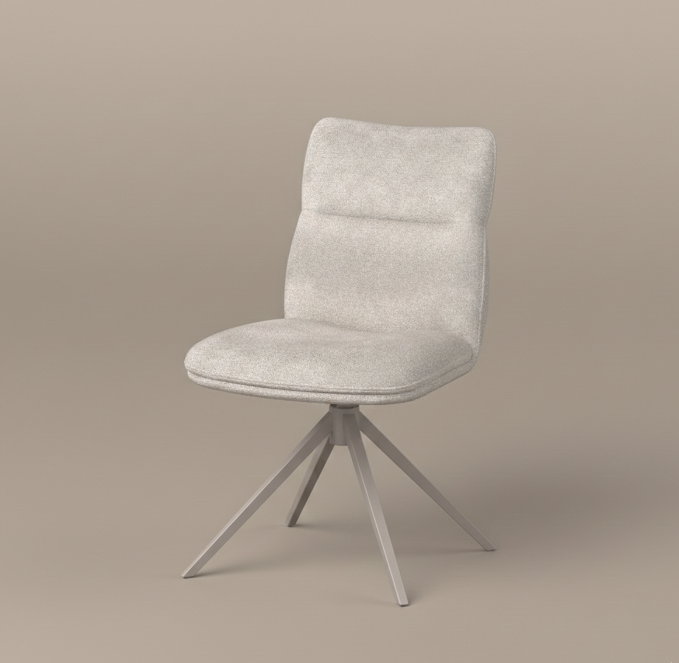 Ritz Taupe Fabric Dining Chair
